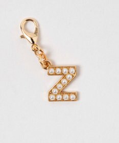 WEGO 【痛バ＆推し活グッズ】ゴールドパールアルファベットDIYチャーム17ｍｍ