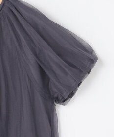 組曲 【先行予約】コットンポンチ チュールレイヤード カットソー