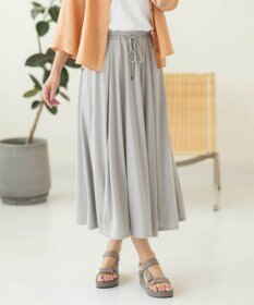 J.PRESS LADIES L 【洗える】ジャージー フレアー スカート