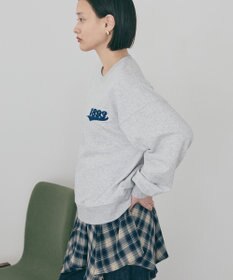 AMERICAN HOLIC ワンポイントサガラ刺繍裏毛プルオーバー