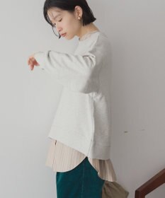 AMERICAN HOLIC 配色ライン裏毛プルオーバー