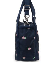 LeSportsac SMALL JENNI/ピンクローズエンブロイダリー