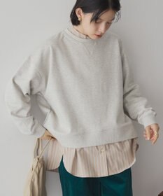 AMERICAN HOLIC 配色ライン裏毛プルオーバー