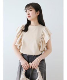 Green Parks ・ＳＵＧＡＲ　ＳＰＯＯＮ＜ＣＯＯＬ＞ラッフルスリーブＴＥＥ