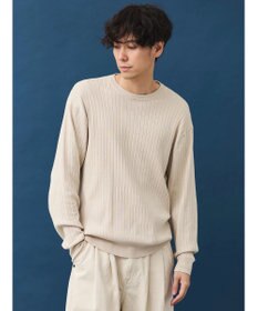 CRAFT STANDARD BOUTIQUE ワイドリブクルーネックニットプルオーバー