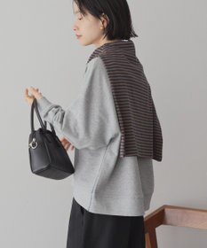 AMERICAN HOLIC 配色ライン裏毛プルオーバー