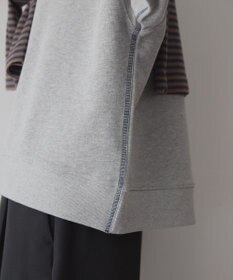 AMERICAN HOLIC 配色ライン裏毛プルオーバー