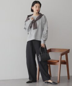 AMERICAN HOLIC 配色ライン裏毛プルオーバー