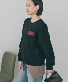 AMERICAN HOLIC ワンポイントサガラ刺繍裏毛プルオーバー