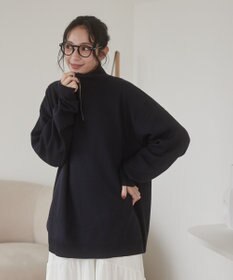 WEGO 【ユニセックス着用ITEM】ミラノリブハーフジッププルオーバー