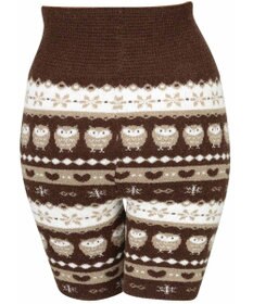 WACOAL 毛パン 3分丈 はきこみ丈ふかめ あたたかボトム ふんわりフィット ふわふわ ウエスト位置高め設計 毛糸のパンツ レディース PPL756 /ワコール