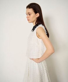 GRACE CONTINENTAL シアージャガード トップ