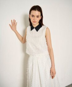 GRACE CONTINENTAL シアージャガード トップ