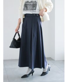 Te chichi タイプライタータックフレアスカート