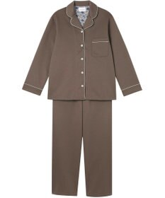 une nana cool 【綿混】ハイゲージダブルエアー 長袖開襟パジャマ MADE WITH LIBERTY FABRIC