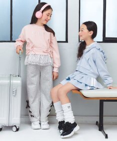 ANY KIDS ムースタッチスウェット フルジップパーカー
