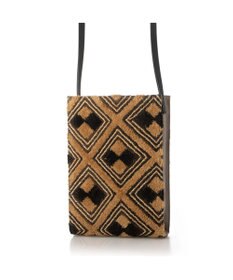 UNBILLION perche クバ布×姫路レザーミニショルダー