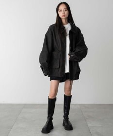 WEGO 【ユニセックス着用ITEM】エコレザー2WAYフライトジャケット