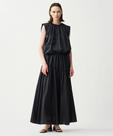 uncrave シアープルーフナイロン ギャザーブラウス