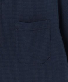 JOSEPH ABBOUD 【オーガニックコットン使用・JAPANファブリック】ミニ千鳥サッカー ポロシャツ