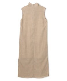 BEIGE， 【洗える・吸水速乾・防シワ・eclat 7・8月号掲載】LIATRIS / オフタートルノースリーブワンピース