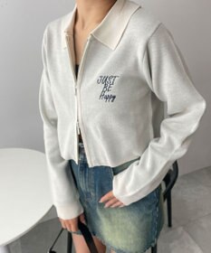 WEGO WZIPスターモチーフニット