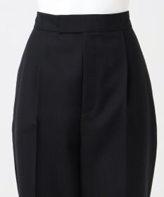 23区 【エステータ】ウールツイル ワイドテーパード パンツ