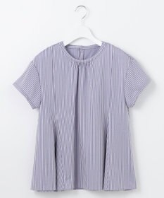 J.PRESS LADIES S 【WEB限定・洗える】ストライプジャージー フレア カットソー