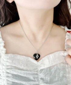 WEGO Lクロスハートネックレス