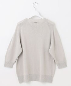 自由区 【洗える・XSサイズあり】ペーパーコットンアセテート  ニット