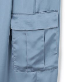 UNFILO L サテン カーゴパンツ