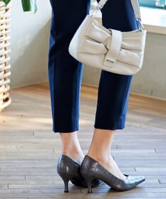 Tiaclasse 【小倉優子さん着用・ダブルクロス・洗える】テーパードパンツ