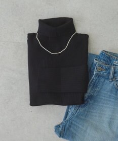 AMERICAN HOLIC バイパチリブタートルネックニットプルオーバー