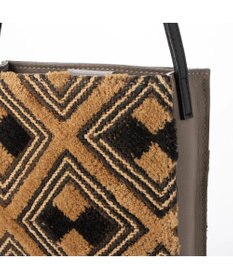 UNBILLION perche クバ布×姫路レザーミニショルダー