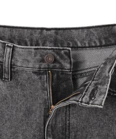 WEGO 【新色追加/美脚/XSSMLサイズ展開】ストレートデニムパンツ