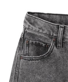 WEGO 【新色追加/美脚/XSSMLサイズ展開】ストレートデニムパンツ