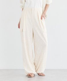 earth music&ecology 総レースカーゴパンツ