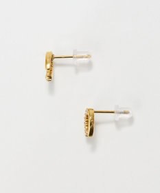 Phoebe 〈金属アレルギー対応〉グロッシーミニホースシューピアス　ゴールド　ステンレス/馬蹄/蹄鉄/ラッキーモチーフ/ギフト/プレゼント