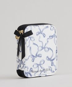 Maison de FLEUR リボンプリントマルチケース