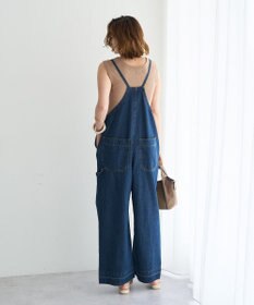 YECCA VECCA 綿麻デニムサロペット