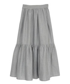 Green Parks ・ＥＬＥＮＣＡＲＥ　ＤＵＥ　リネンライクティアードスカー