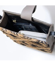 UNBILLION perche クバ布×姫路レザーミニショルダー