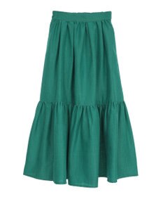 Green Parks ・ＥＬＥＮＣＡＲＥ　ＤＵＥ　リネンライクティアードスカー