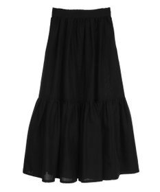 Green Parks ・ＥＬＥＮＣＡＲＥ　ＤＵＥ　リネンライクティアードスカー