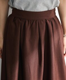 Green Parks ・ＥＬＥＮＣＡＲＥ　ＤＵＥ　リネンライクティアードスカー