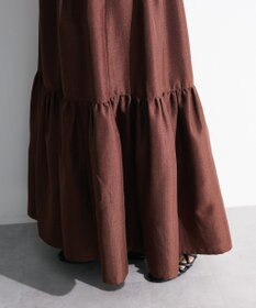 Green Parks ・ＥＬＥＮＣＡＲＥ　ＤＵＥ　リネンライクティアードスカー