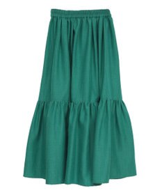 Green Parks ・ＥＬＥＮＣＡＲＥ　ＤＵＥ　リネンライクティアードスカー