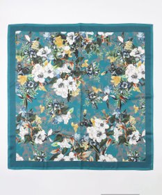 自由区 ボタニカルプリント スカーフ