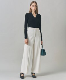 ICB 【洗える】 トリアセボディシェルピーチ ワイドパンツ