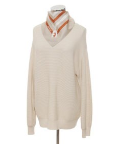 MOONBAT 【美人百花4月号掲載/シルク100%】フルラ (FURLA) スクエア柄 シルクプリントスカーフ 65cm×65cm